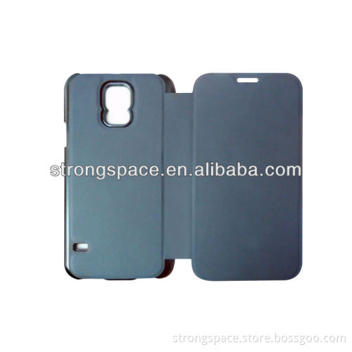New flip case for samsung galaxy s5 with various leather by China